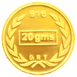 22KT Gold 20 Grams Coin-26D317992