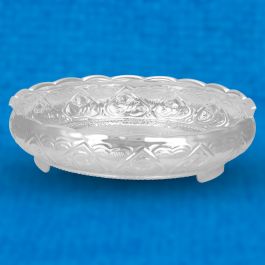 Beautiful Floral Silver Plate