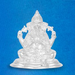 Eternal Edampuri Lord Ganesha Silver Idols