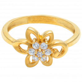 Amiable Floral Gold rings