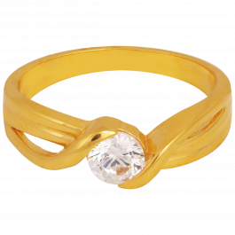 Attractive Single Stone Gold Rings