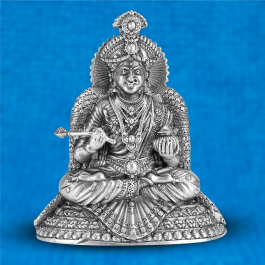Goddess Annaporneshwari Silver Idols
