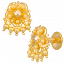 Ethnic Style Gold Earrings