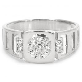 Floral Stone Exclusive Design Silver Ring