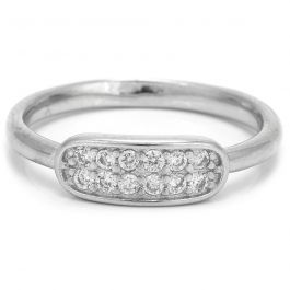 Wonderful Sparkling Stone Silver Ring
