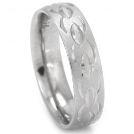 Gorgeous Curved Line Silver Ring