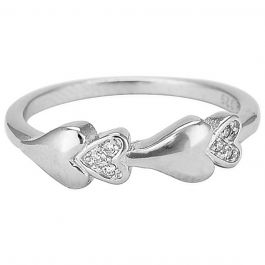 Wonderful Heart Design Silver Rings