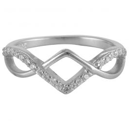 Trendy Infinity Silver Rings