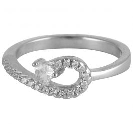 Allure Lovely Wave Silver Ring