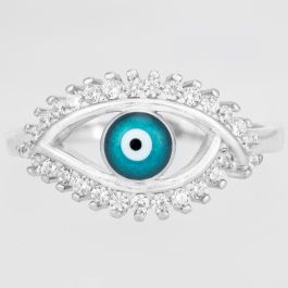 Gorgeous Evil Eye Silver Rings