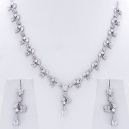 Silver Necklace Set 511A103657