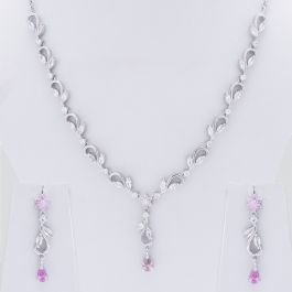 Silver Necklace Set 511A103664