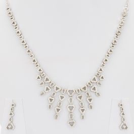 Silver Necklace Set 511A103733