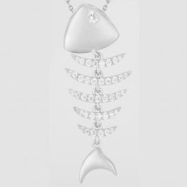 Silver Pendant And Earrings 511A106641