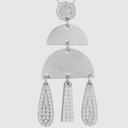 Silver Pendant With Earrings 511A106645