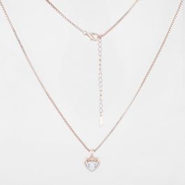 Alluring Single Stone Heartin Silver Necklaces