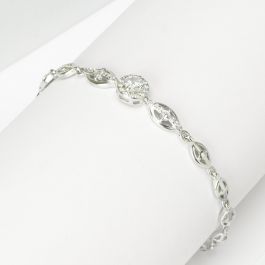 Stylish Fashionable Stone Silver Bracelets