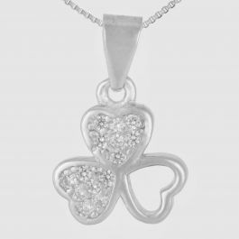 Amazing Heartin Designed Floral Silver Pendants