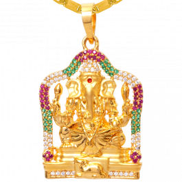 22 KT Ganesha Gold Pendant GPN1567
