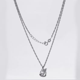 Silver Pendant With Chain 586A030367