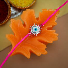 Dainty Sleek Eye Rakhi Silver Bracelets