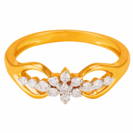 Respendent Floral Diamond Ring