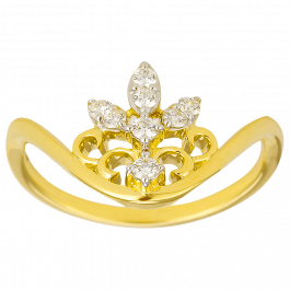 Stunning Floral Vanki Dimaond Ring