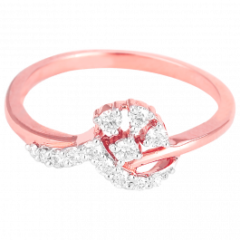 Beautiful Princess Crown Diamond Ring