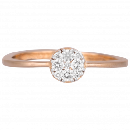 Authentic Floral Diamond Ring