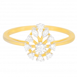Beautiful Floral Stone Diamond Rings