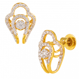 Beautiful Vanki Type Diamond Earrings