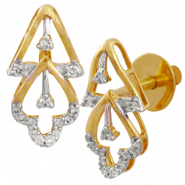 Glamourous Gothic Diamond Earrings