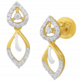Enchanting Pear Drops Diamond Earrings