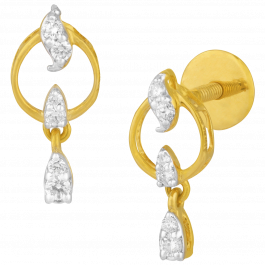 Exquisite Dainty Diamond Earrings
