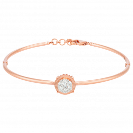 Elegant Single Stone Diamond Bracelets