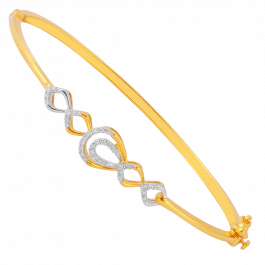 Adorable Pear Design Diamond Bracelet