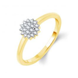 Beseeching Floral Design Diamond Ring