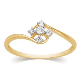 Quintuple Design Diamond Ring