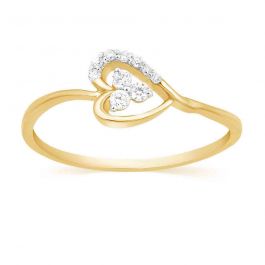 Awesome Heartine Design Diamond Ring