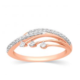 Incredible Grass Design Diamond Ring 