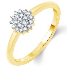 Beseeching Floral Design Diamond Ring