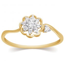 Fabulous Floral Design Diamond Ring