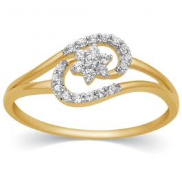 Marvelous Floral Design Diamond Ring