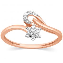 Staggering Star Design Diamond Ring