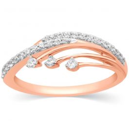 Incredible Grass Design Diamond Ring 