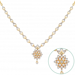 Chic Dainty Floral Diamond Necklaces