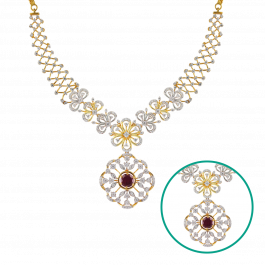 Show Stopper Floral Diamond Necklaces
