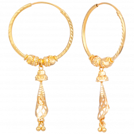 Stunning Stylish Design Gold Earrings
