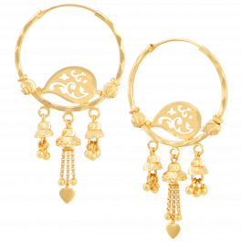 Classic Stylish Gold Earrings