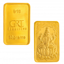 22KT Gold  10 Grams Lakshmi Bar 26E099126